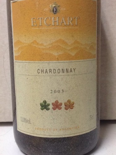 艾查德霞多丽干白Bodegas Etchart Chardonnay