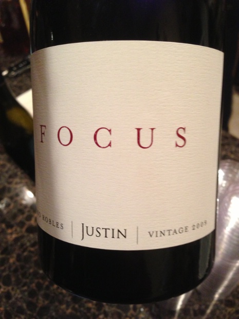 贾斯汀焦点干红Justin Vineyards & Winery Focus