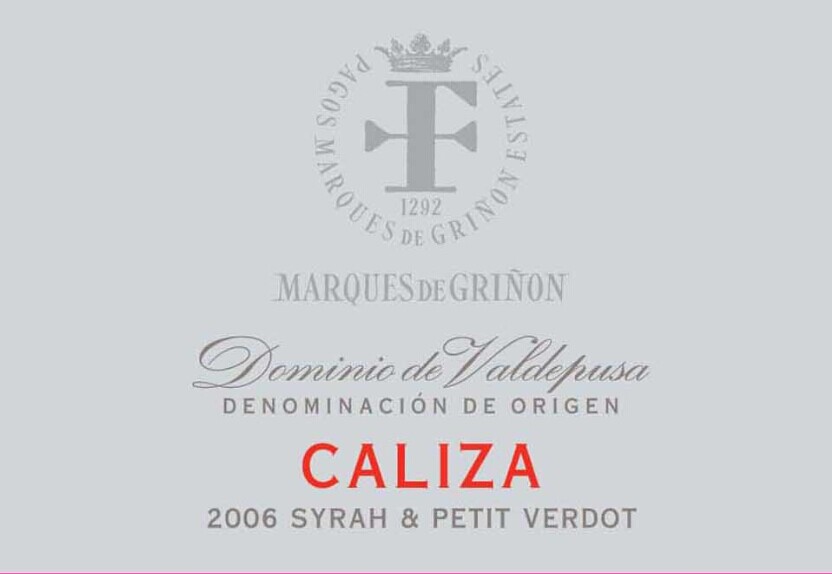 格里农候爵瓦德布莎卡利兹西拉-味而多混酿干红Marques de Grinon Dominio de Valdepusa Caliza Syrah - Petit Verdot DO de Pago