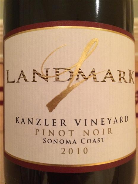 地标卡姿兰黑皮诺干红Landmark Vineyards Kanzler Pinot Noir