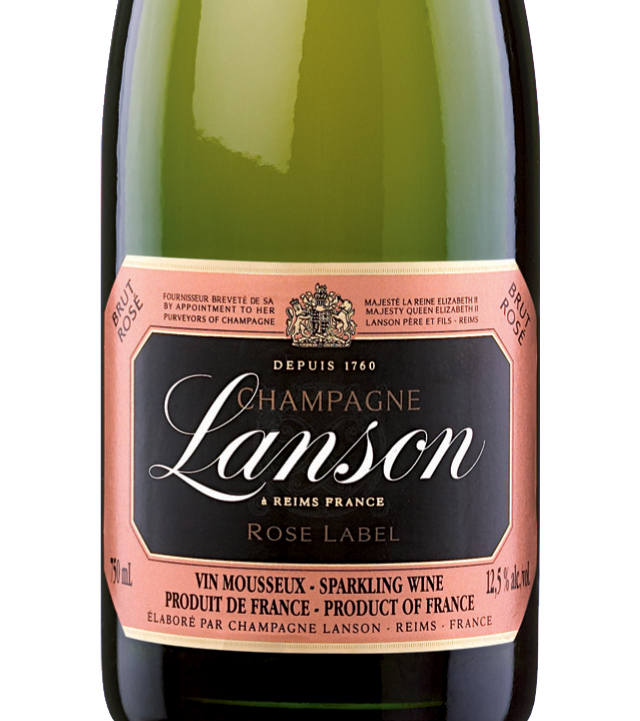 岚颂桃红香槟Champagne Lanson Rose Label