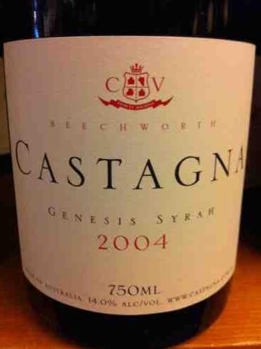 格奈创世纪西拉干红Castagna Genesis Syrah