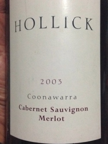 郝立克制革座赤霞珠-梅洛干红Hollick Tannery Block' Cabernet Sauvignon Merlot 