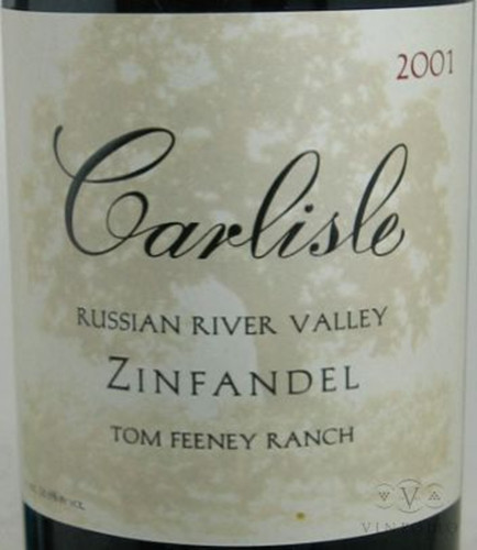 卡尔丽丝芬尼牧场仙粉黛干红Carlisle Tom Feeney Ranch Zinfandel