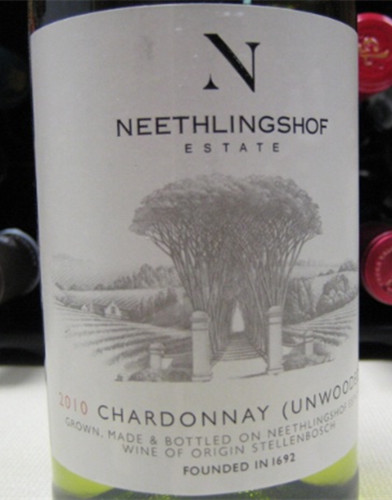 尼斐侬霞多丽干白（未经橡木桶陈酿）Neethlingshof Estate Chardonnay Unwooded