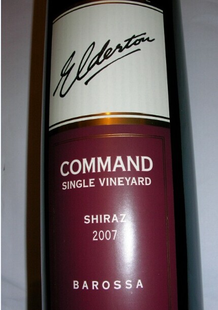 德顿统帅西拉干红Elderton Command Single Vineyard Shiraz