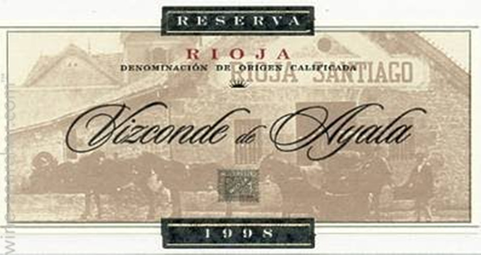 里奥哈圣地亚哥珍藏干红Bodegas Rioja Santiago Vizconde de Ayala Reserva