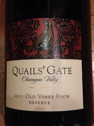 魅尔斯堡珍藏老树福煦干红Quails’ Gate Old Vines Foch Reserve