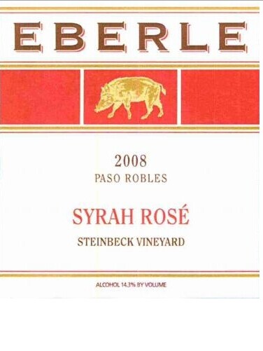 埃贝尔西拉桃红Eberle Syrah Rose