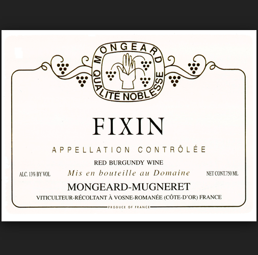 奇梦菲克桑干红Domaine Mongeard Mugneret Fixin