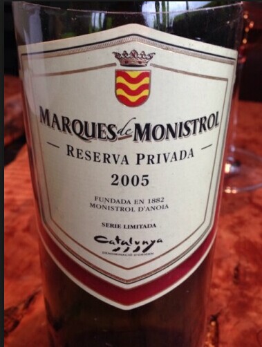 曼尼斯特洛普里瓦达珍藏干红Marques de Monistrol Reserva Privada