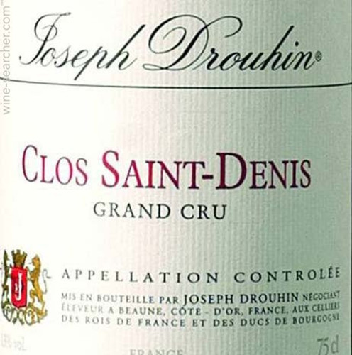 约瑟夫杜鲁安圣丹尼园干红Joseph Drouhin Clos Saint-Denis Grand Cru