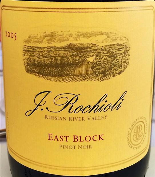 鲁奇奥尼东区黑皮诺干红Rochioli East Block Pinot Noir