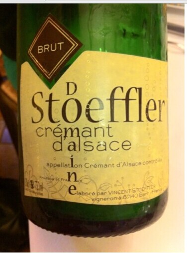 施特夫勒霞多丽天然干型起泡酒Domaine Stoeffler Cremant d'Alsace Brut Chardonnay