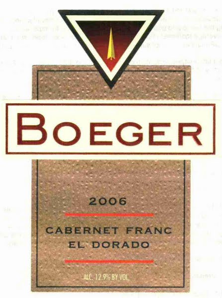 伯格尔品丽珠干红Boeger Winery Cabernet Franc