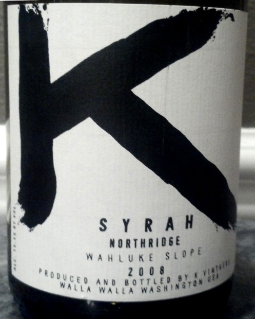 K酒庄北岭西拉干红K Vintners Northridge Syrah