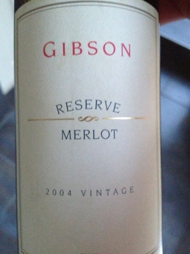 吉布森珍藏梅洛干红Gibson Reserve Merlot