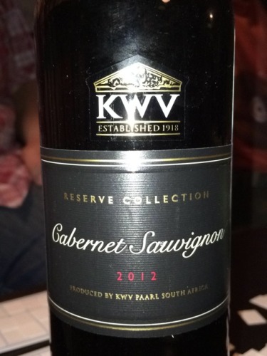 KWV珍藏赤霞珠干红KWV Reserve Cabernet Sauvignon