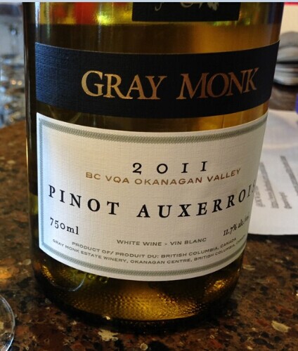 灰僧欧塞瓦皮诺白Gray Monk Estate Winery Pinot Auxerrois