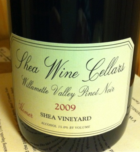 狮威荷马黑皮诺干红Shea Wine Cellars Homer Pinot Noir