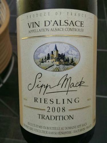 西普麦克传统雷司令干白Domaine Sipp Mack Riesling Tradition