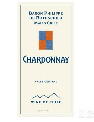 罗斯柴尔德男爵智利霞多丽干白Baron Philippe de Rothschild Chardonnay