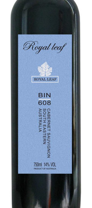 君叶BIN 608赤霞珠干红Royal leaf BIN 608 Cabernet Sauvignon