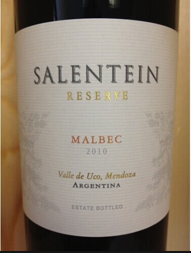 萨兰亭马尔贝克干红Salentein Reserve Malbec