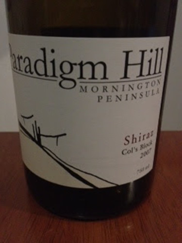 帕丁山设拉子干红Paradigm Hill Col's Block Shiraz 