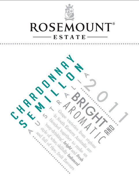 澳洲玫瑰山庄混酿系列霞多丽赛美蓉干白Rosemount Estate Chardonnay Semillon