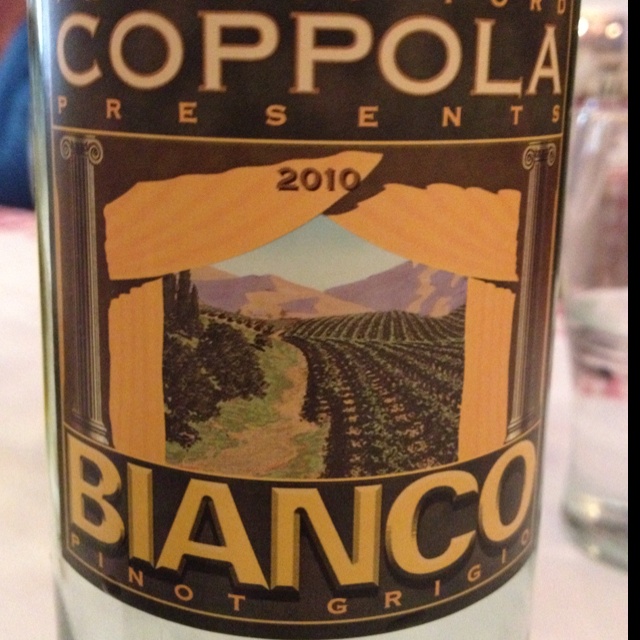 柯波拉酒园灰比诺干白Coppola Bianco Pinot Grigio