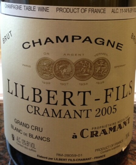 勒克莱尔特级园白中白香槟Lilbert Fils Blanc de Blancs Grand Cru Brut