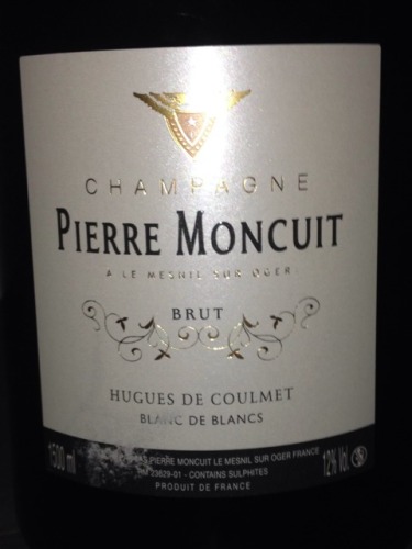 蒙库特酒庄雨果白中白干型香槟Pierre Moncuit Cuvee Hugues de Coulmet Blanc de Blancs Brut