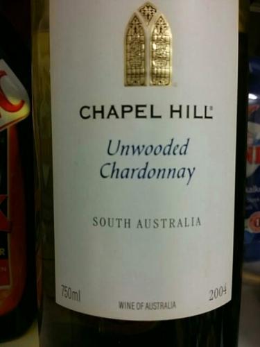 礼拜山木霞多丽干白Chapel Hill Unwooded Chardonnay