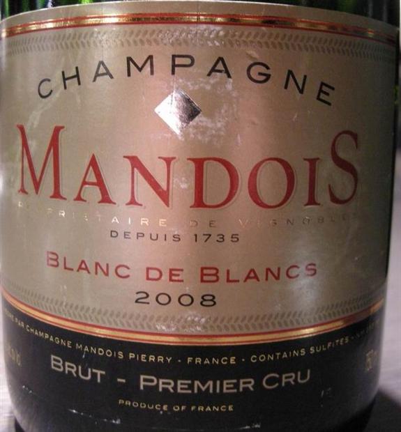 亨利曼多伊斯一级园白中白干型香槟Henri Mandois Premier Cru Blanc de Blancs