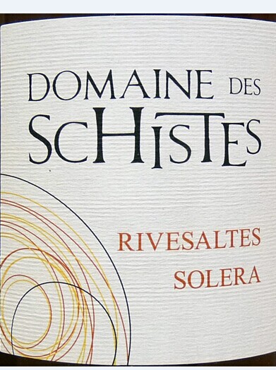 希思特斯索莱拉甜红Domaine des Schistes Solera