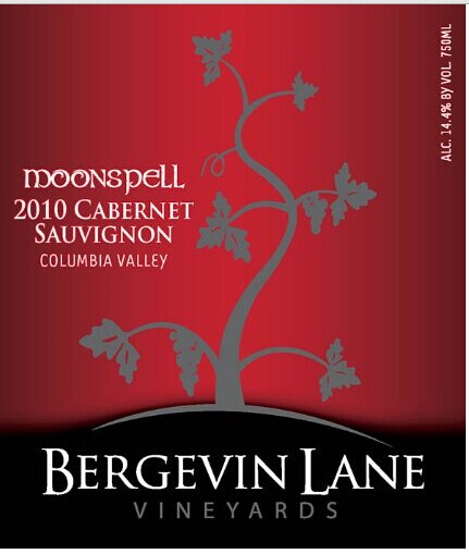 伯格瑞莲娜慕斯贝赤霞珠干红Bergevin Lane Vineyards Moonspell Cabernet Sauvignon