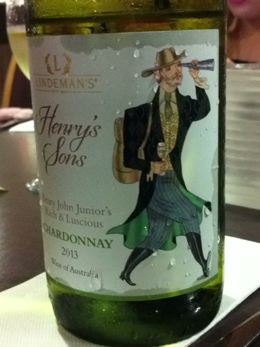 利达民霞多丽干白Lindeman Henry's Son Chardonnay