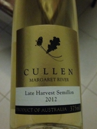 库伦赛美蓉晚收干白Cullen Late Harvest Semillon