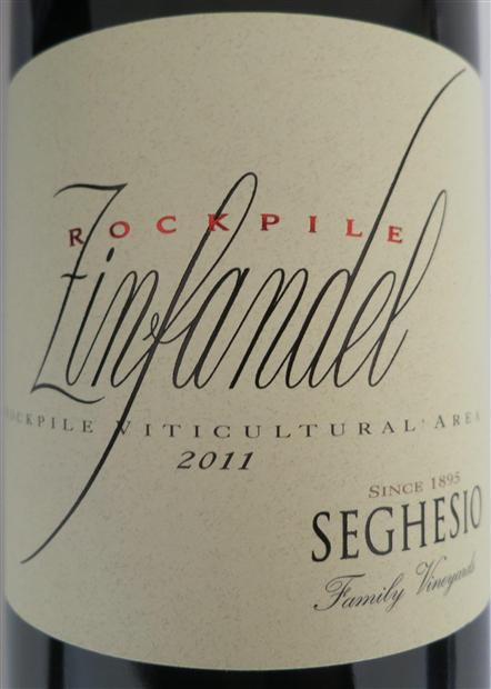 喜格士石头山仙粉黛干红Seghesio Family Vineyards Rockpile Zinfandel