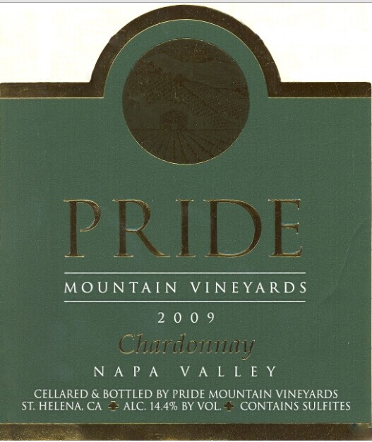 傲山霞多丽干白Pride Mountain Vineyards Chardonnay