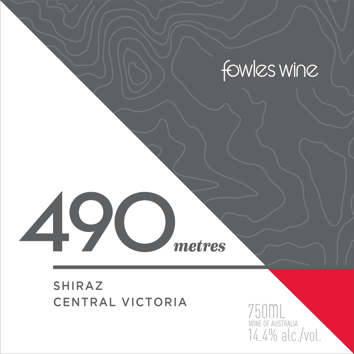 福尔斯490西拉干红Fowles 490metres Shiraz