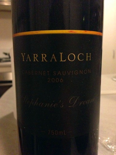 雅拉洛克斯蒂芬的梦想赤霞珠干红YarraLoch Stephanie's Dream Cabernet Sauvignon