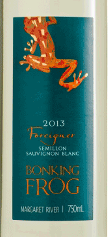 奔琪蛙异域赛美蓉长相思干白Bonking Frog Foreigner Semillon Sauvignon Blanc