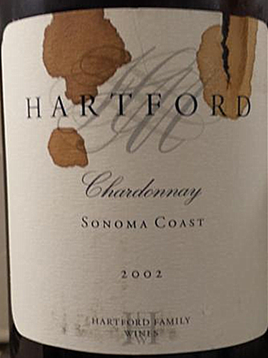 哈特福索诺玛海岸霞多丽干白Hartford Sonoma Coast Chardonnay