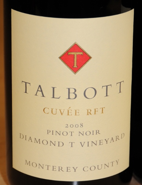 多波钻石T园特酿RFT黑皮诺干红Talbott Vineyards Diamond T Vineyard Cuvee RFT Pinot Noir