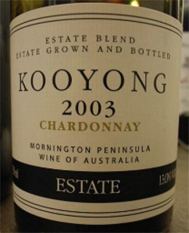 珀翡库扬霞多丽干白Port Phillip Kooyong Estate Chardonnay