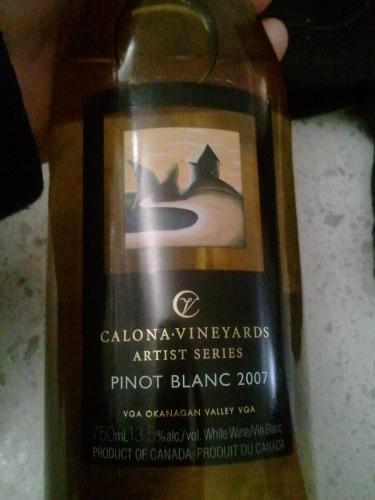 Calona Pinot Blanc Okanagan Valley Artist Series