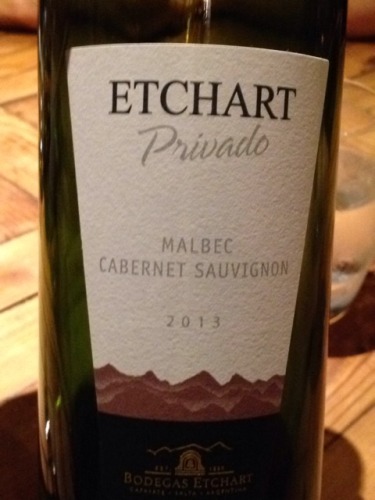 艾查德普里瓦多马尔贝克-赤霞珠干红Bodegas Etchart Etchart Privado Malbec - Cabernet Sauvignon