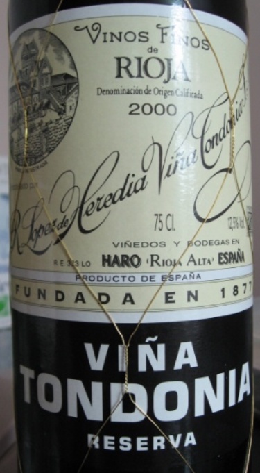 洛佩斯埃雷蒂亚酒庄唐园里奥哈珍藏干白 R Lopez de Heredia Vina Tondonia Reserva White